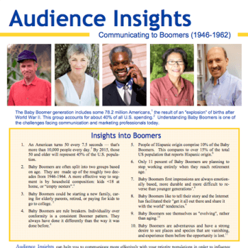 Audience Insights Boomers PDF