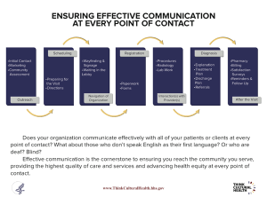 Ensuring Effective Communication